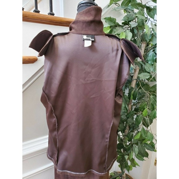 First Option Too Women Brown Polyester Long Sleeve 2 Piece Suit 18W - Picture 9 of 15